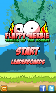 Flappy Herbie main screen